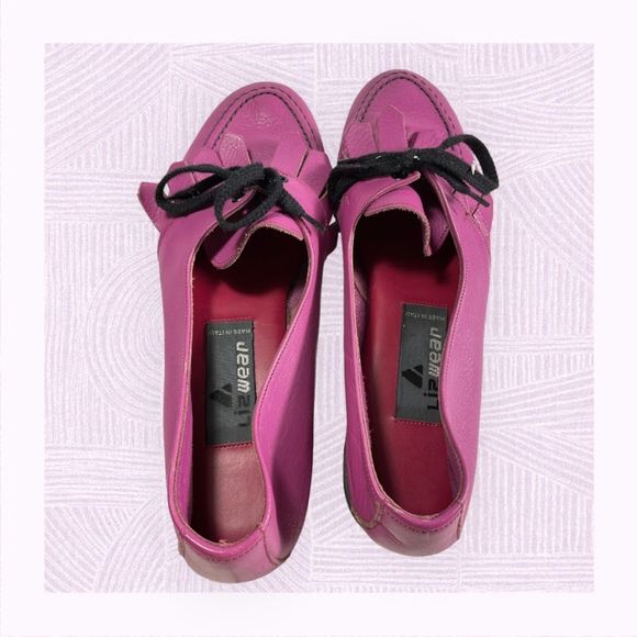 Liz Wear Size 7.5 AA Leather Driving Loafers - Picture 4 of 9